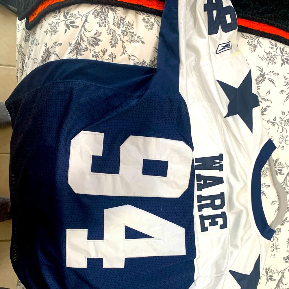 Authentic size 52 Demarcus Ware jersey